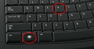 Πλήκτρα Windows + R